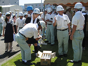 Anti-Disaster Training at the Numazu Plant