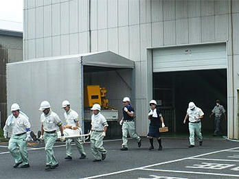 Disaster Prevention Training at the Ishioka Works