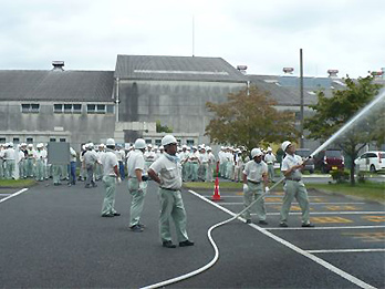 Disaster Prevention Training at the Ishioka Works