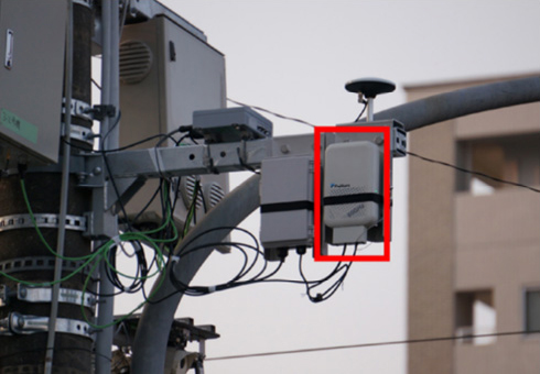 路線バスを使った安全運転支援実証