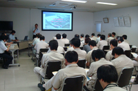 Energy conservation seminar organized by Nishi Nippon Electric Wire & Cable's plant in Hasama, Oita