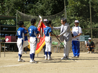 Support to boys’ baseball