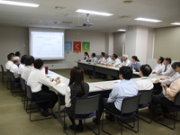 Study meeting on environmental activities held at the head office
