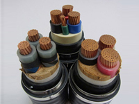 Corrugated-steel sheathed cable