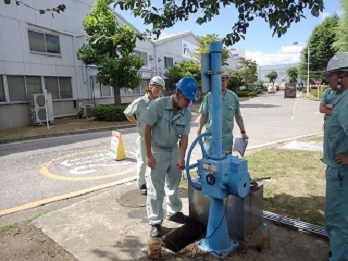 (Yonezawa Electric Wire) Implementation of Environmental Emergency Response Training Image