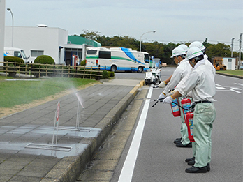 Anti-Disaster Activities at the Suzuka Works