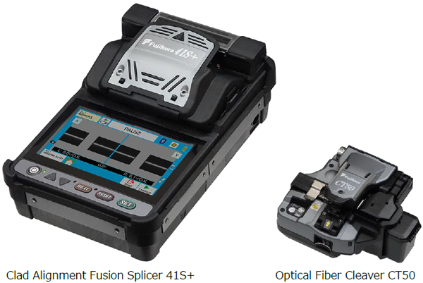 Clad Alignment Fusion Splicer 41S+　Optical Fiber Cleaver CT50