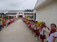 中国の藤倉希望小学校を訪問