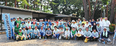 佐倉工業団地連絡協議会による周辺の清掃活動に参加