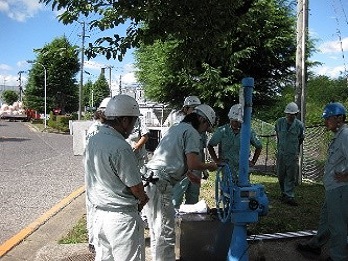 （米沢電線）環境緊急対応訓練の実施