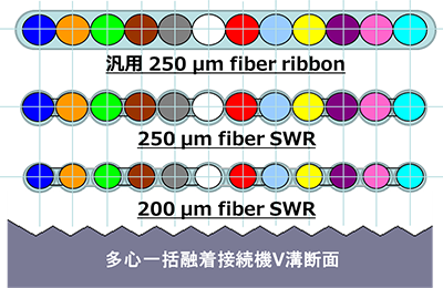 200 µmファイバを適用したSWR